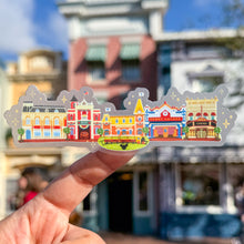 Load image into Gallery viewer, Main Street USA Landmarks Transparent Sticker
