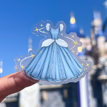Load image into Gallery viewer, Cinderella Princess Dress Transparent  Sticker
