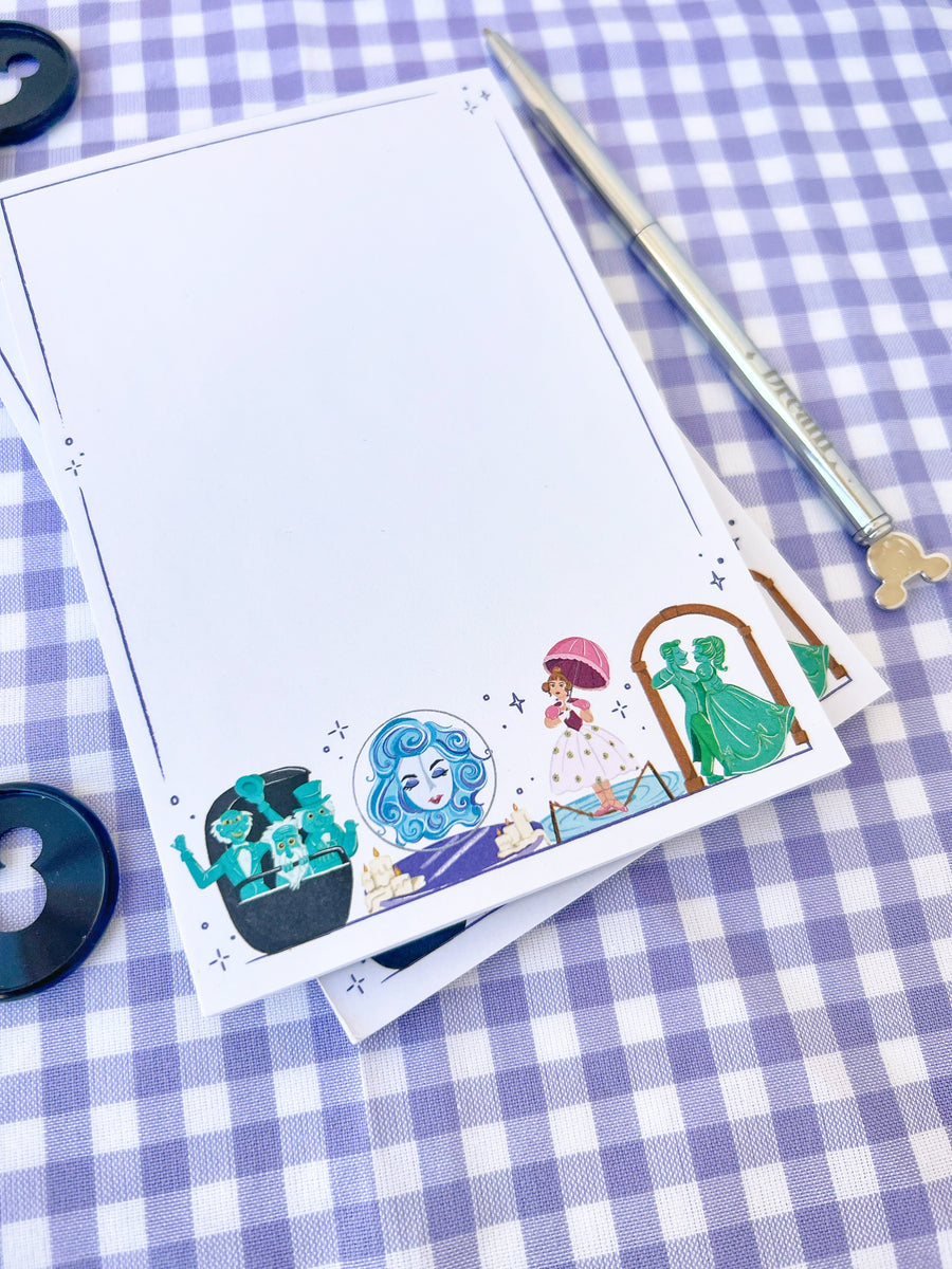 Happy Haunts Landmarks Memo Notepad – Wish Upon Magic