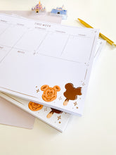 Load image into Gallery viewer, Park Snacks Undated Weekly Planner Notepad
