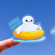 Load image into Gallery viewer, Drink Water Healthcare Companion Transparent Sticker

