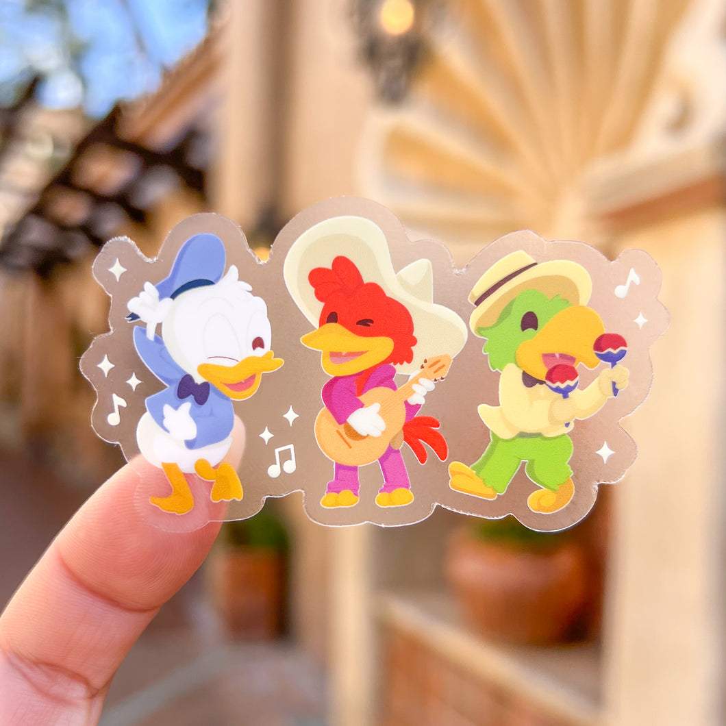 Party Caballeros Transparent  Sticker