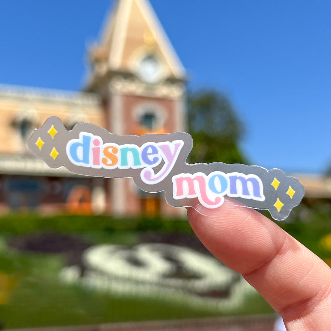 Disney Mom Transparent Sticker