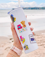 Load image into Gallery viewer, Grape Soda Pin Hidden Mickey Transparent Sticker
