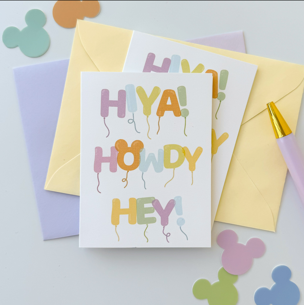 Mini Greeting Card + Envelope
