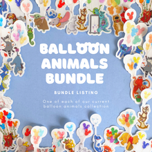 Load image into Gallery viewer, Balloon Animals Sticker Bundle (24 Total)
