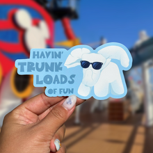 Load image into Gallery viewer, Elephant Towel Animal Pun Cruise Magnet
