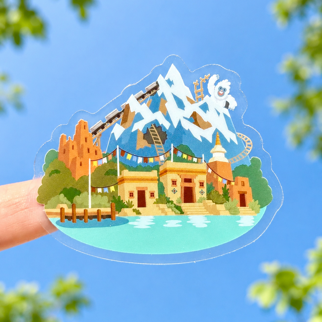Expedition Everest Transparent Sticker – Wish Upon Magic