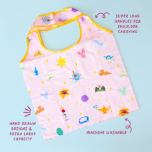 Load image into Gallery viewer, Fairytale Princess Reusable Tote Bag
