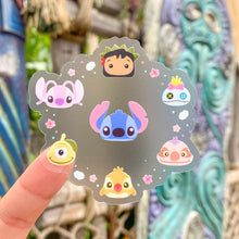 Load image into Gallery viewer, Experiment 626 &amp; Friends Wreath Transparent Sticker
