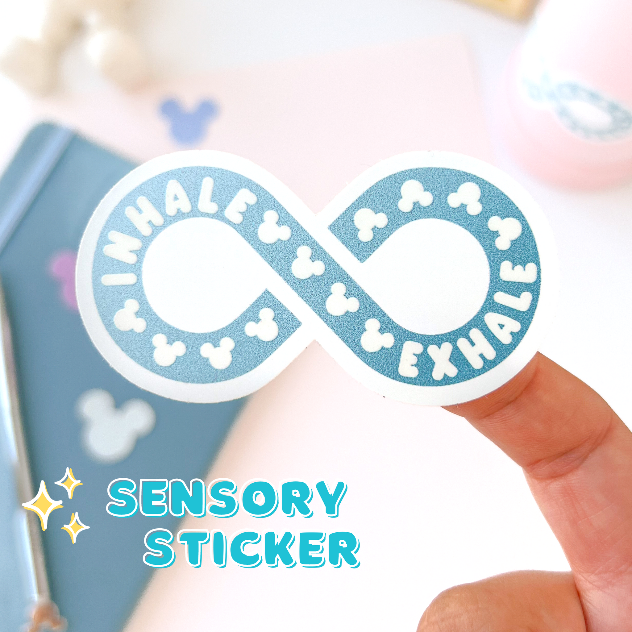 Inhale Exhale Infinity Breathing Bumpy Sensory Sticker – Wish Upon Magic