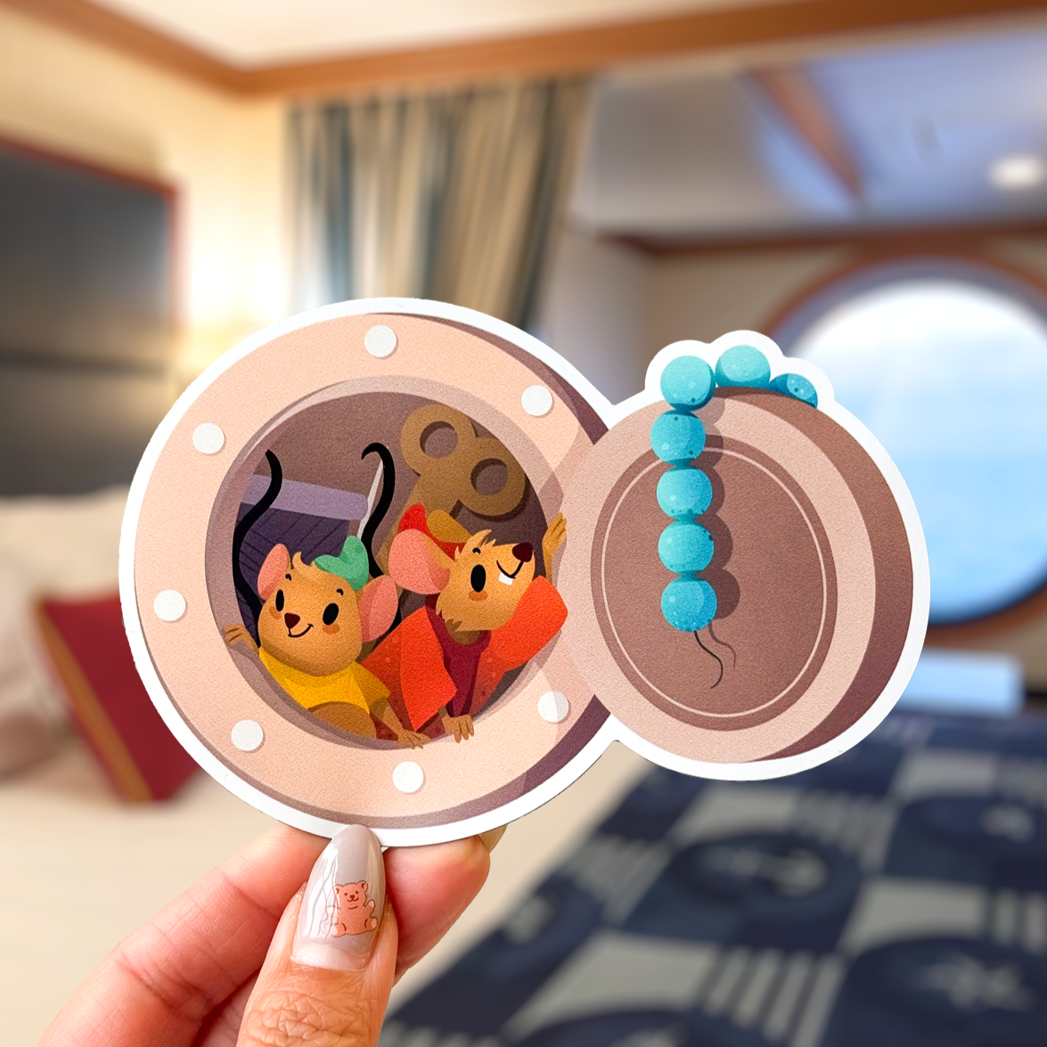 Jaq Jaq Gus Gus Porthole Door Cruise Magnet – Wish Upon Magic Jaq Jaq Gus Gus Porthole Door Cruise Magnet – Wish Upon Magic