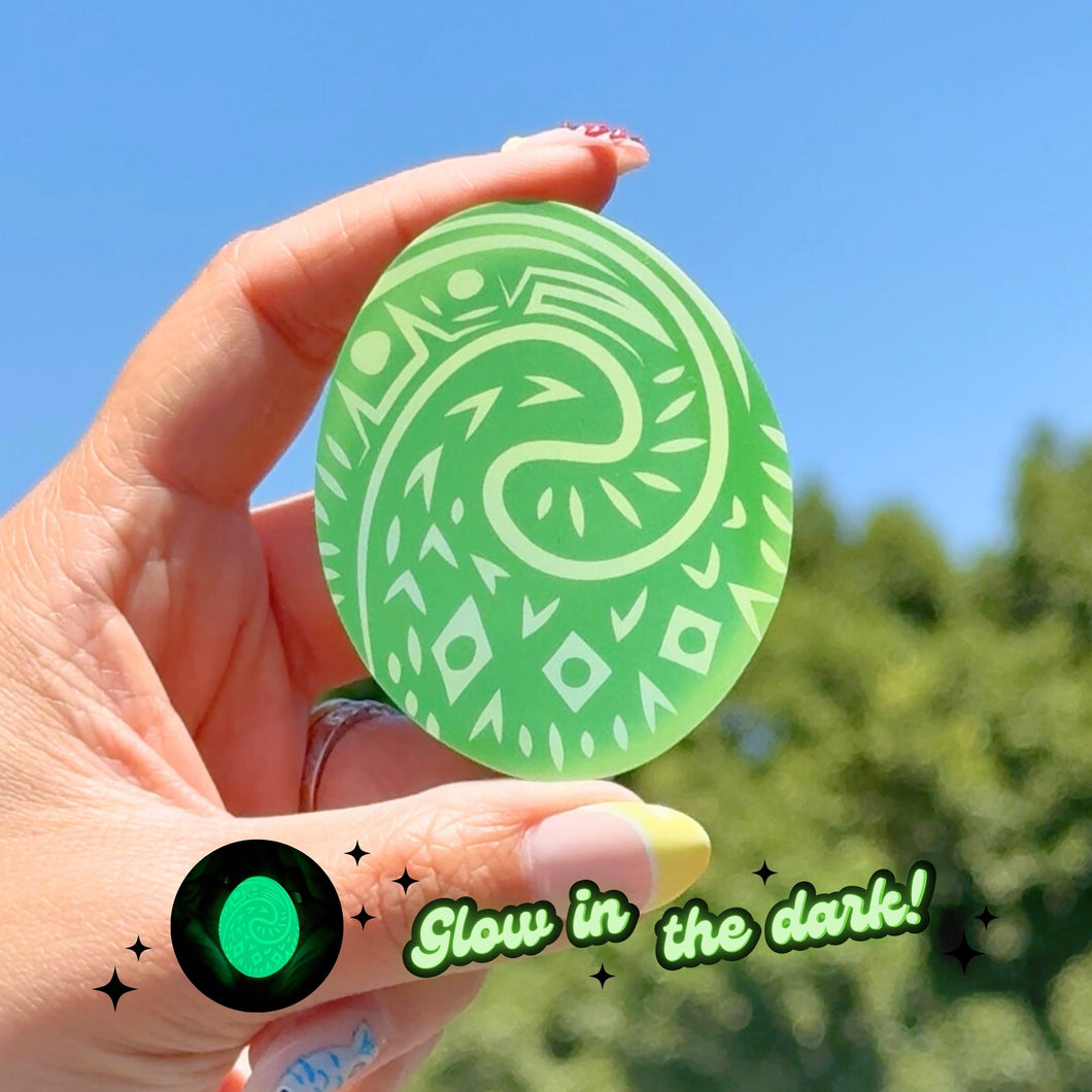 Heart of Te Fiti Glow in the Dark Sticker