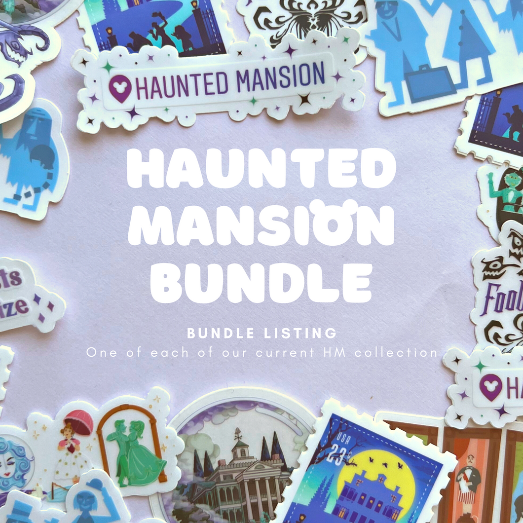 Haunted Mansion Sticker Bundle (8 Total)