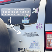 Load image into Gallery viewer, Para Su Seguridad Car Decal Bumper Sticker
