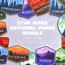 Load image into Gallery viewer, Star Wars National Parks Sticker Bundle (8 Total)
