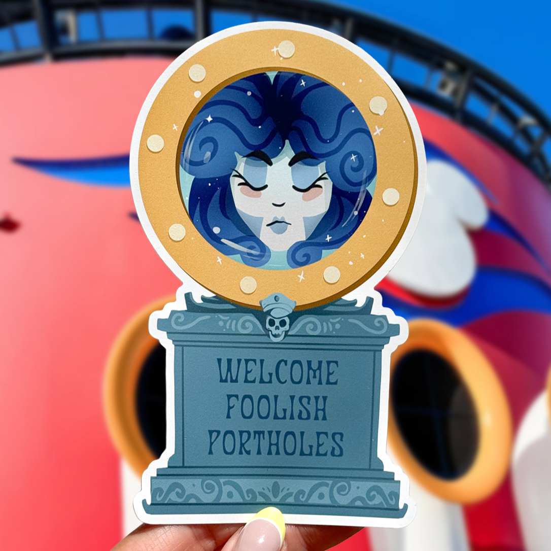 Madame Crystal Ball Porthole Cruise Magnet – Wish Upon Magic