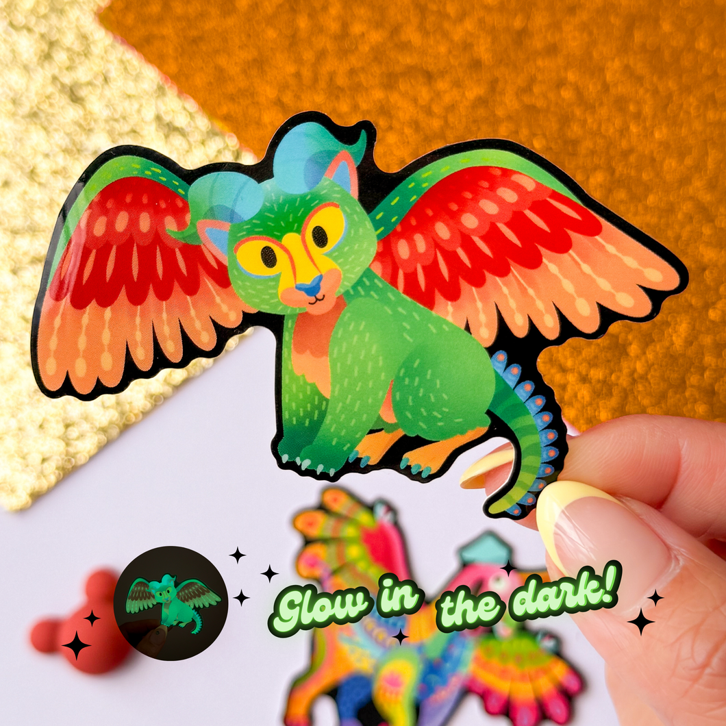 Pepita Alebrije Glow In The Dark Sticker