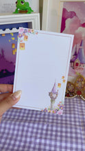 Load and play video in Gallery viewer, Rapunzel Tower Floral Memo Notepad
