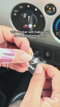 Load and play video in Gallery viewer, Ka-chow Car Blank Button Transfer Sticker
