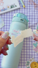 Load and play video in Gallery viewer, Pastel Emotional Support Waterbottle Transparent Sticker

