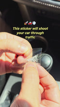 Load and play video in Gallery viewer, Hyperspace Car Blank Button Transfer Sticker
