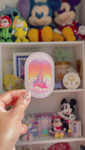 Load and play video in Gallery viewer, Airplane Window Castle Holographic Sticker
