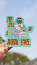Load and play video in Gallery viewer, Life Of A Book Girl Glitter Sticker
