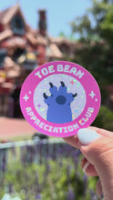 Load and play video in Gallery viewer, Toe Bean Appreciation Club Glitter Sticker
