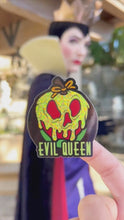 Load and play video in Gallery viewer, Evil Queen Icon Badge Holographic Sticker
