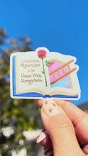Load and play video in Gallery viewer, Great Wide Somewhere Belle Book Holographic Sticker
