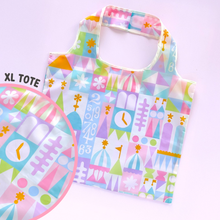 Load image into Gallery viewer, It&#39;s A Small Pastel World Reusable Tote Bag
