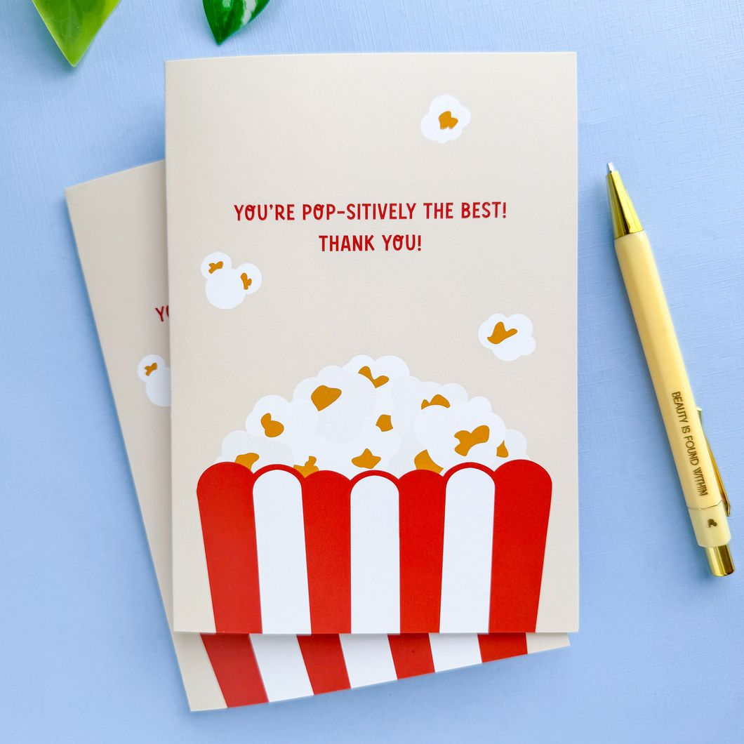 Pop-sitively The Best Greeting Card