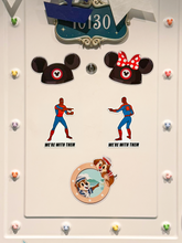Load image into Gallery viewer, We're With Them Spider Man Cruise Magnet Set
