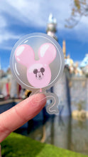 Load and play video in Gallery viewer, Yellow Mickey Balloon Transparent Disney Sticker
