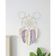 Load image into Gallery viewer, Feather Minimalistic Mickey Macrame
