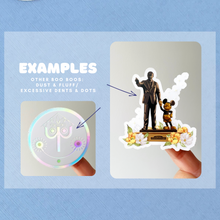 Load image into Gallery viewer, 8 Pack Imperfect Oops Mystery (7 Stickers + 1 Decal/Sheet/Magnet)
