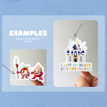 Load image into Gallery viewer, 8 Pack Imperfect Oops Mystery (7 Stickers + 1 Decal/Sheet/Magnet)
