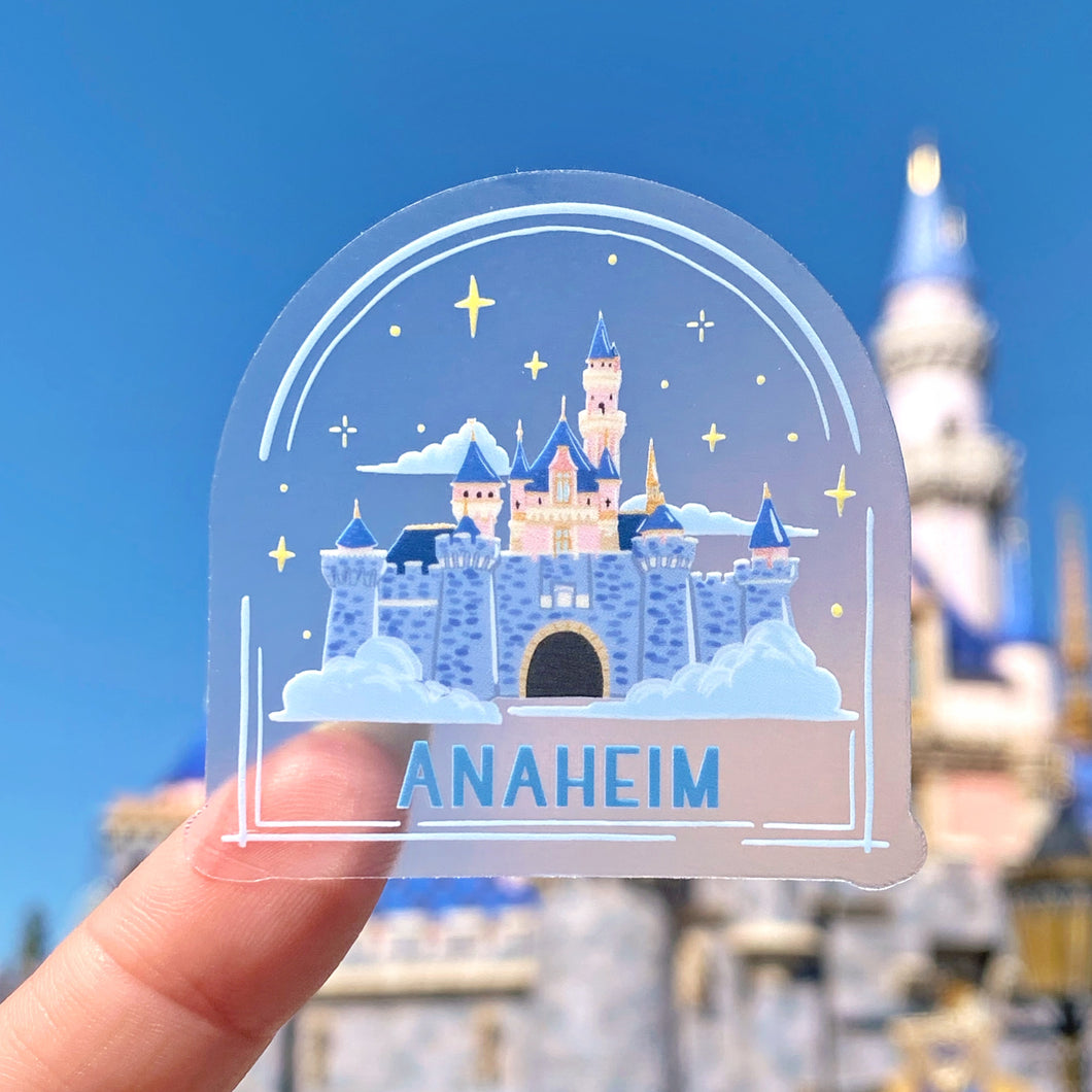 Anaheim Castle in the Sky Transparent Sticker