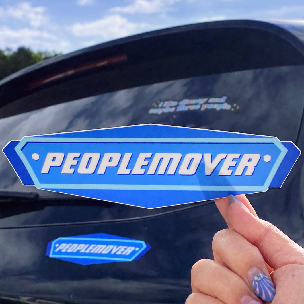 PeopleMover Tomorrowland Car Magnet
