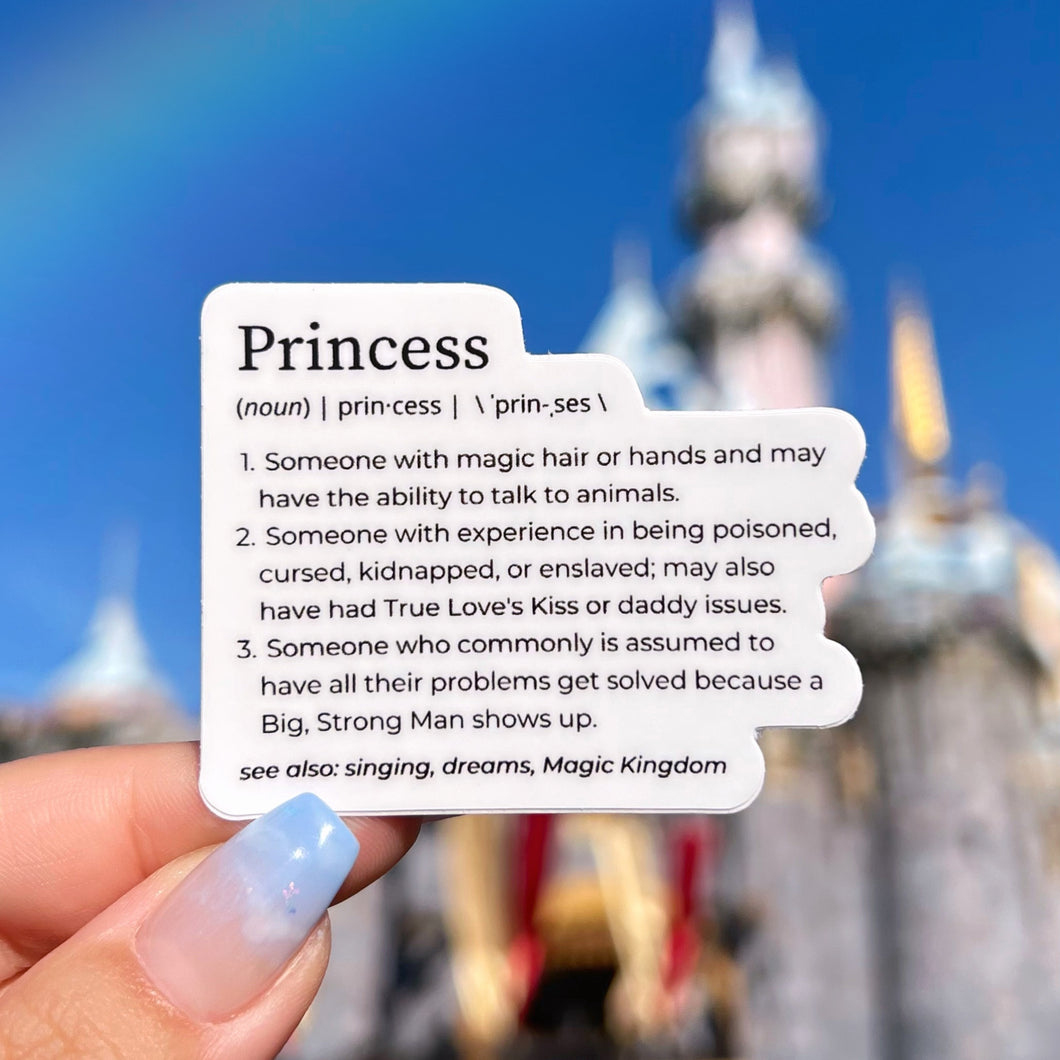 Princess Definition Sticker