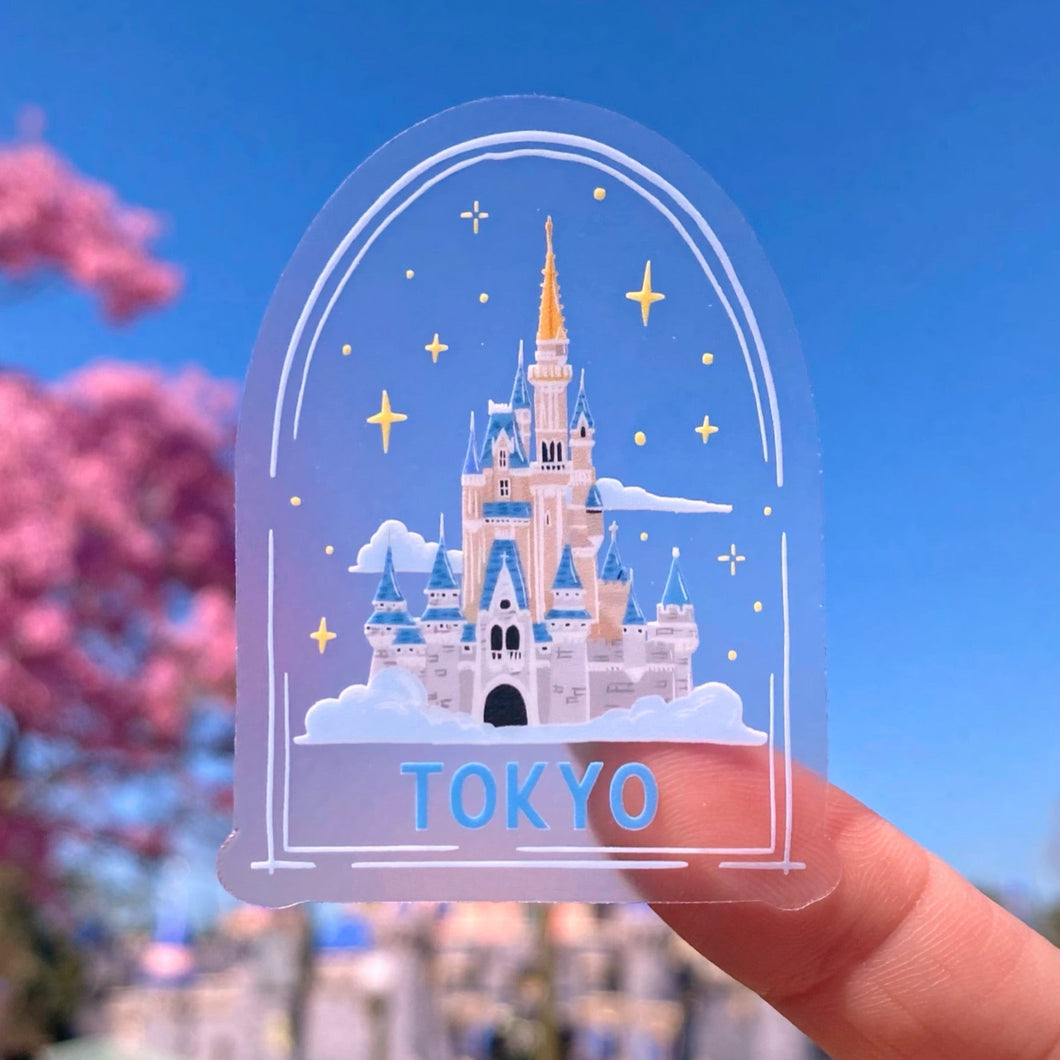 Tokyo Castle in the Sky Transparent Sticker