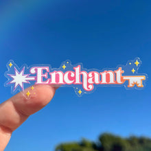 Load image into Gallery viewer, Imagine Magic Key Transparent Sticker
