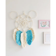 Load image into Gallery viewer, Feather Minimalistic Mickey Macrame
