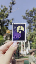 Load and play video in Gallery viewer, Jack &amp; Sally Postage Stamp Sticker

