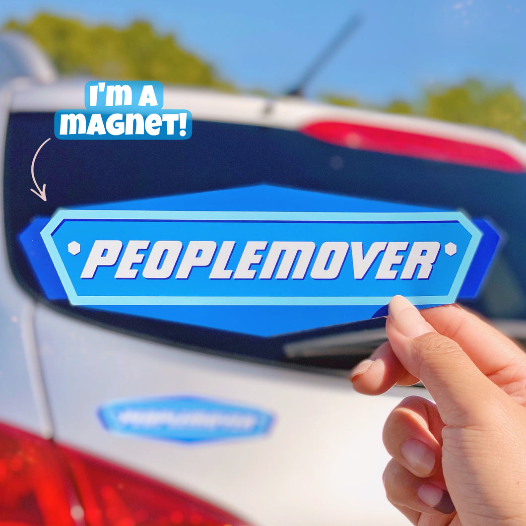 PeopleMover Tomorrowland Car Magnet