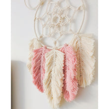 Load image into Gallery viewer, Feather Minimalistic Mickey Macrame
