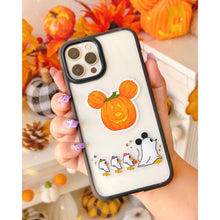 Load image into Gallery viewer, Huey, Dewey, Louie, &amp; Uncle Mickey Trick or Treating Transparent Sticker
