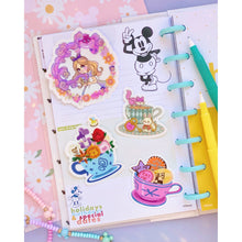 Load image into Gallery viewer, Singing Flowers Wonderland Teacup Transparent Sticker
