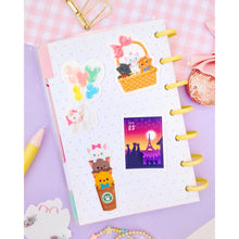 Load image into Gallery viewer, Basket of Aristocat Kittens Transparent  Sticker
